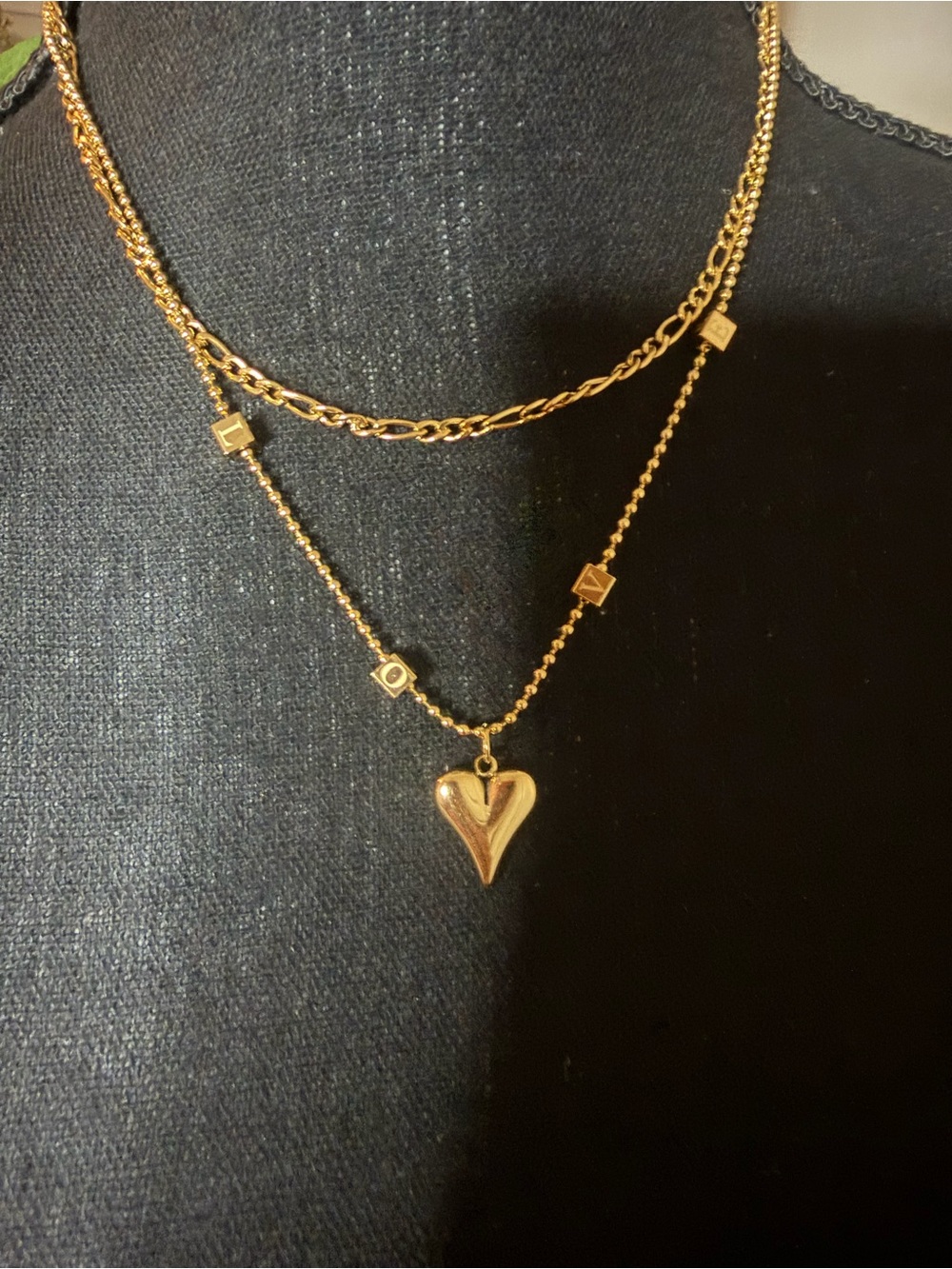 Stainless Steel Layered Necklace